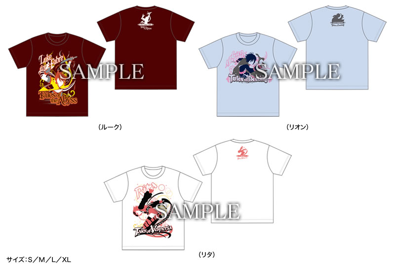 送料無料】【送料無料】テイルズ テイフェス サイン入りTシャツ T